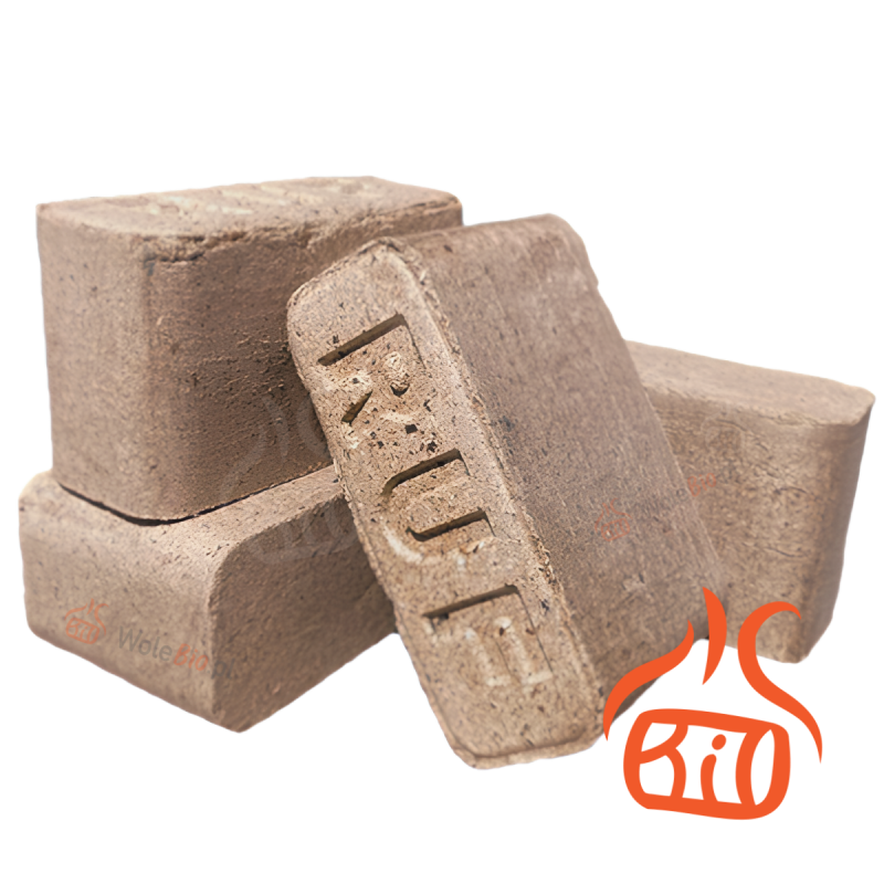 WoleBio.pl: Brykiet Sosnowy RUF | Brykiet RUF do kominka