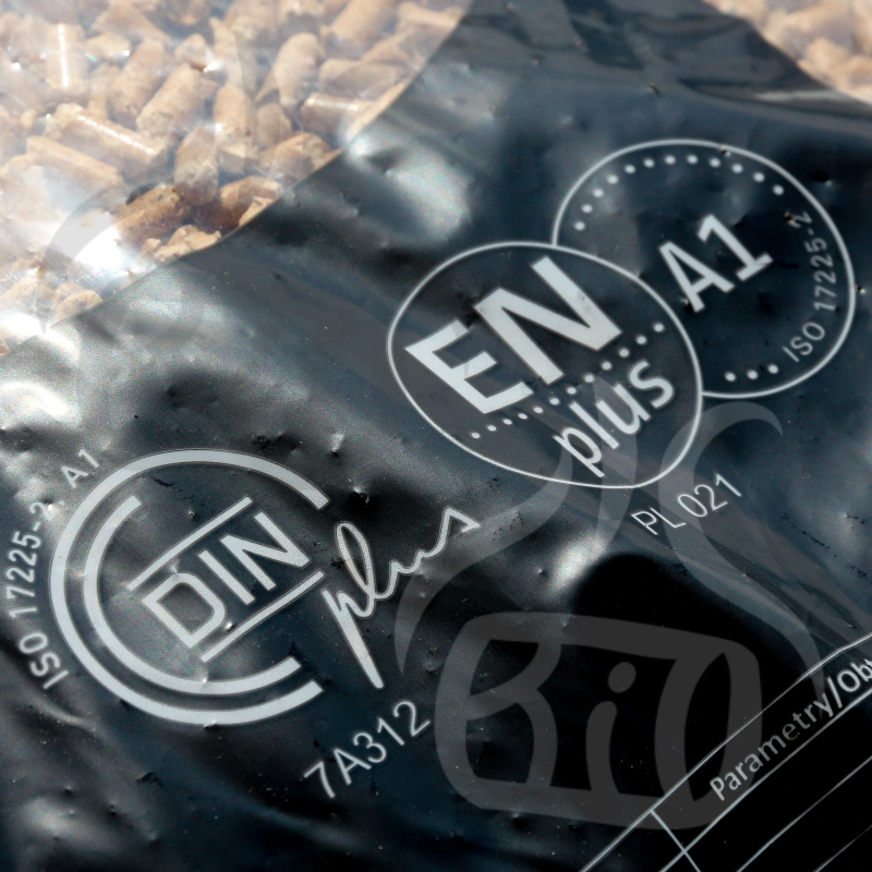 Pellet Clear Energy, certyfikowany pellet - ENplus A1 i DINplus.