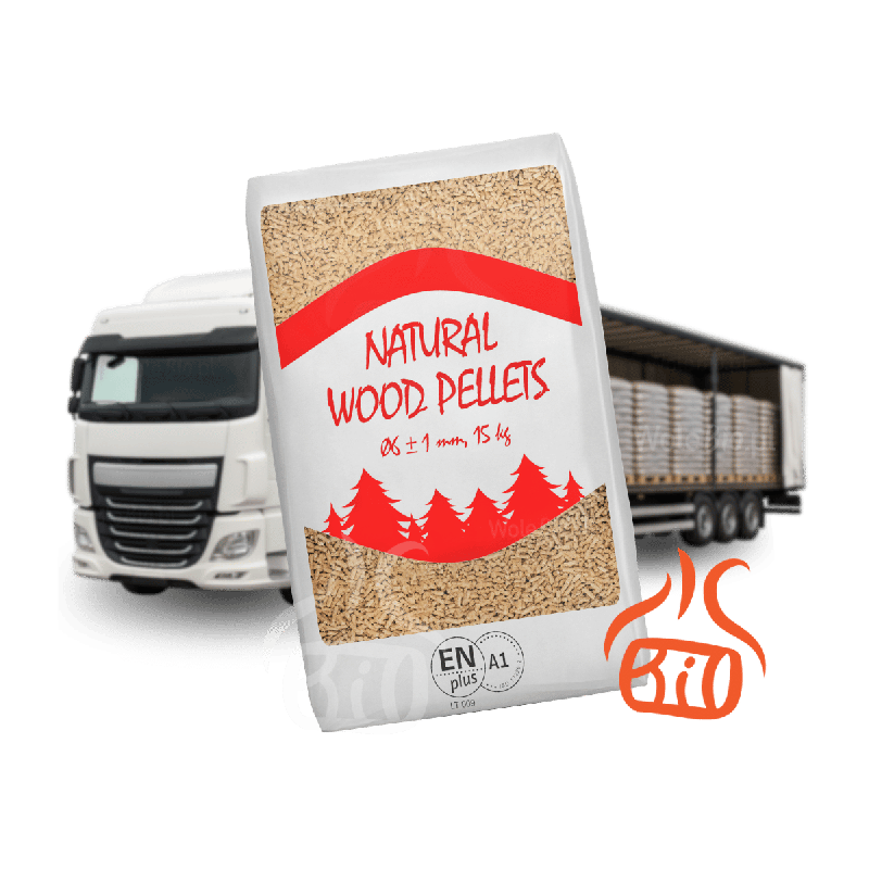 Pellet drzewny Natural wood pellets | Zakup hurtowy | Wolebio.pl