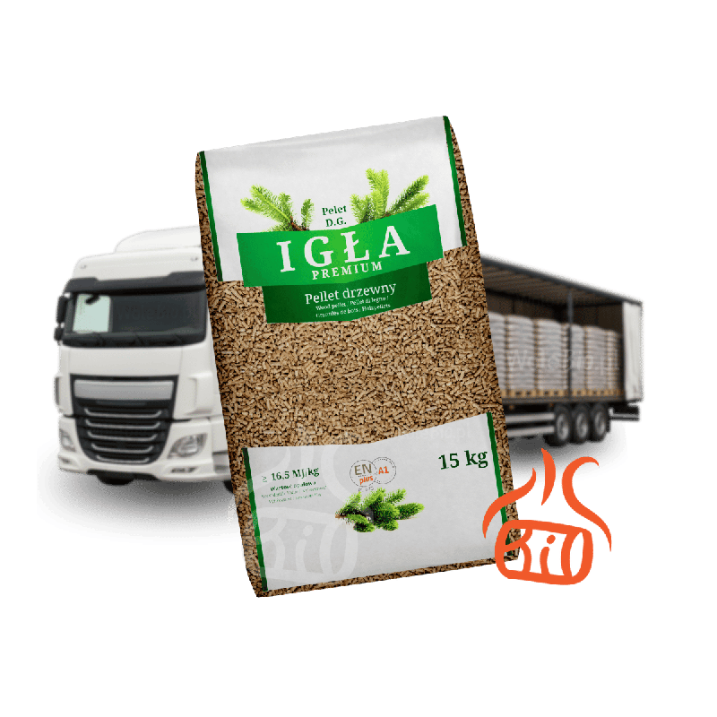 Pellet Igła Premium hurt | ENplus A1 | WoleBio.pl