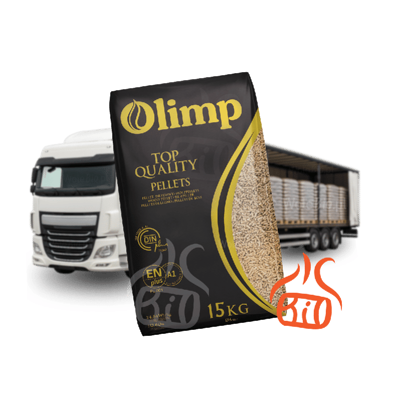 Pellet Olimp Stelmet | EnPlus A1 | Sprzedaż Hurtowa | WoleBio.pl