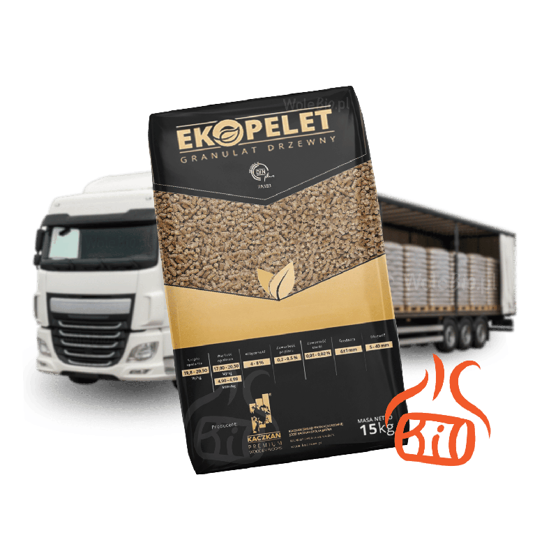 Pellet Dębowy 8mm | Ekopellet | Sprzedaż hurtowa | Wolebio.pl