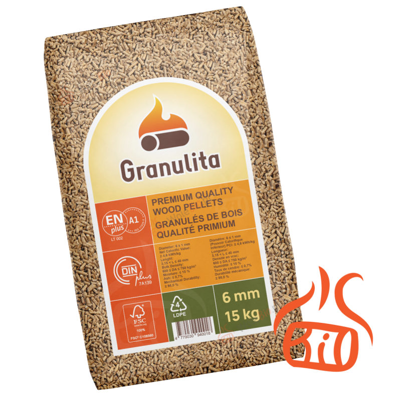 Pellet drzewny Granulita EnPlus A1 Wolebio.pl