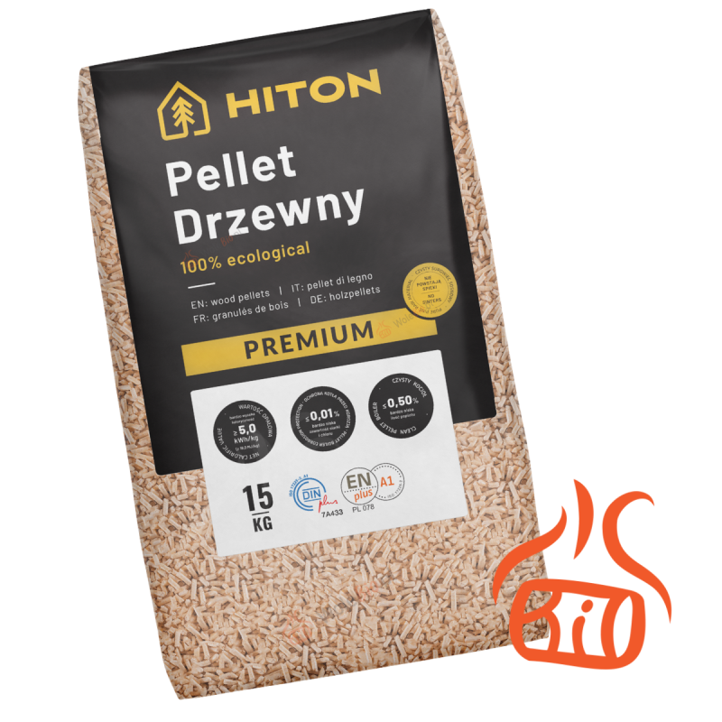 Pellet drzewny Hiton EnPlus A1 DINplus Wolebio.pl