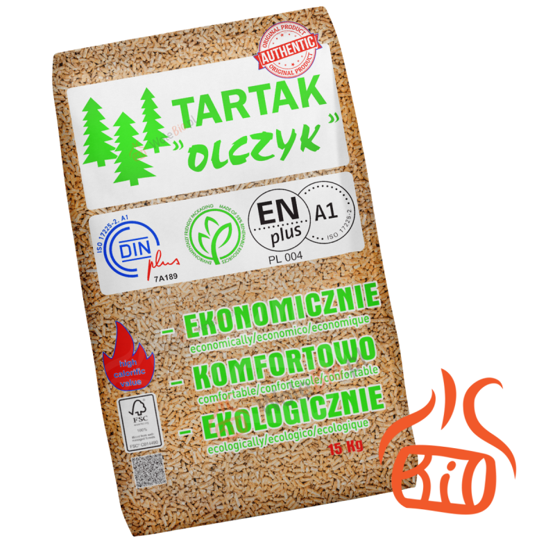 Pellet Olczyk | ENplus A1 | Darmowa Dostawa | Wolebio.pl