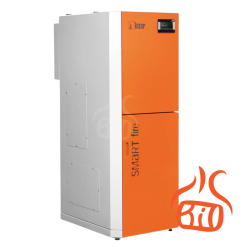 Piec na pellet Lazar SmartFire 11kW górny zasobnik 130 litrów