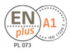 Certyfikat EnPlus A1 Igła