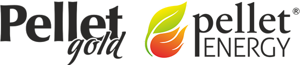 Pellet gold pellet energy logo